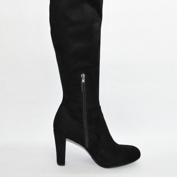Sam Edelman - Kent Over the Knee Boot - Black Suede - Black - 9 - Picture 2 of 9